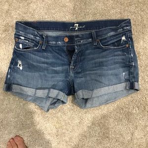 7 for all mankind shorts